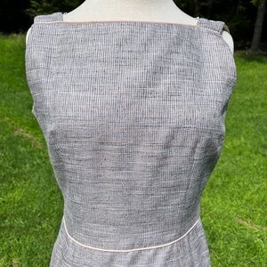 Louis Feraud Gray Textured Dress